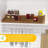 Freestanding Bamboo Spice Rack with Adjustable Racks-96230830