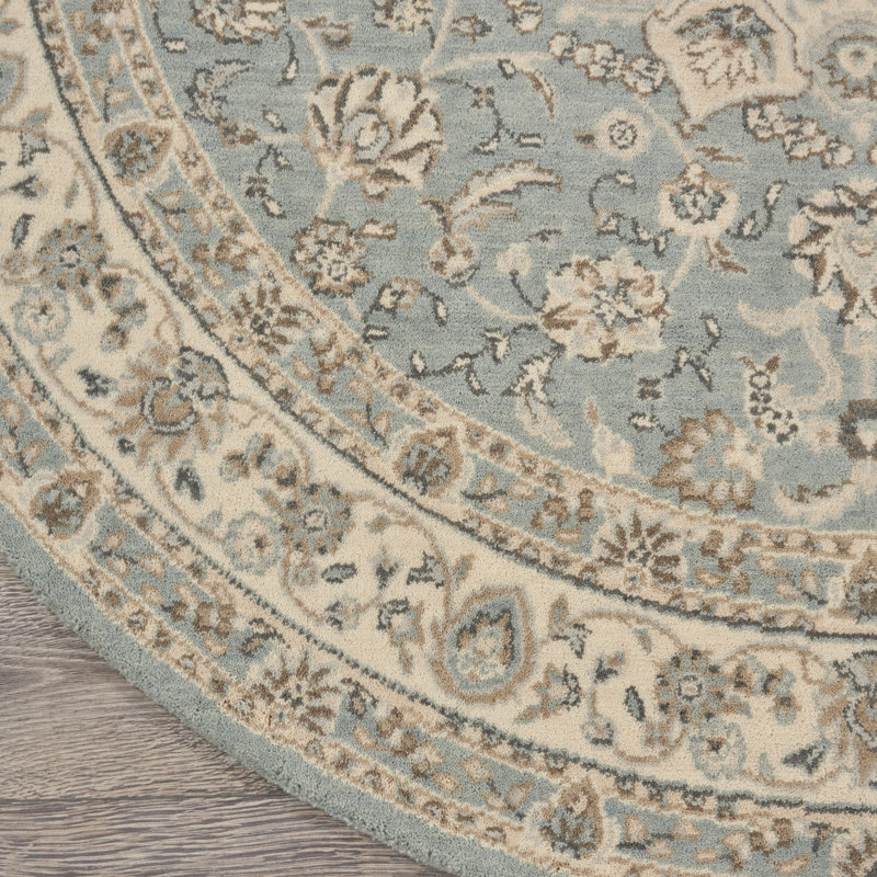 Freret Wool Oriental Indoor Rug, Round 5'10"