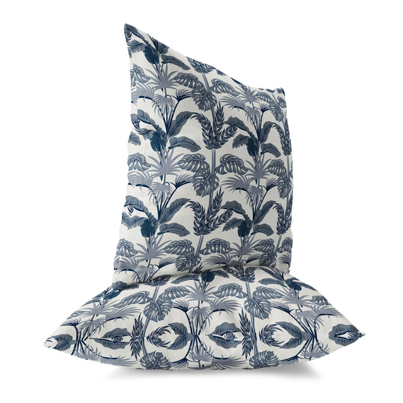 Coussin Jungle Symphony, Gris/beige, H 26 po x l 26 po