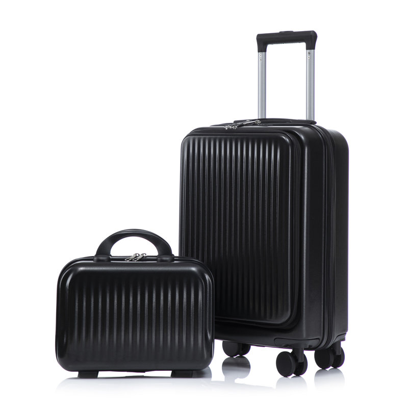 14 "/ 20" 2 pièces / ensemble en valise à roulettes ABS