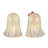 Mini Pearlized Glass Ghost Couple