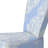 Blue And White Damask - Upholstered Patterned Accent Side Chair