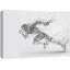Sport "Œuvre dynamique à motif noir et blanc éclatant, images abstraites d'athlétisme, impression sur toile encadrée,"-98160873-124478443