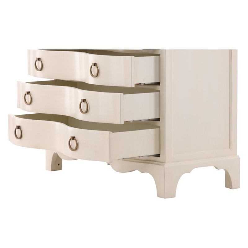 Furniture Classics Ariel Cream Mahogany 4-Drawer Chest
