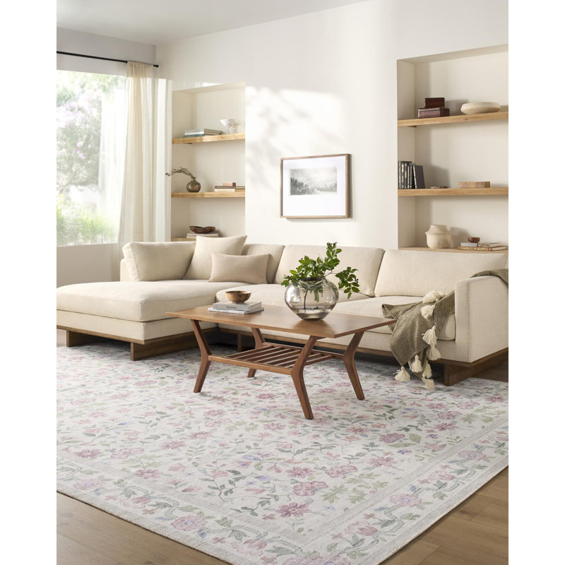 Blandburg Myla Machine Washable Area Rug, Rectangle 5'3" x 7'3"