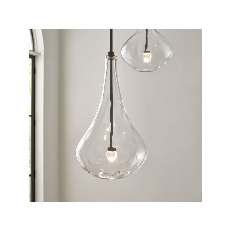 Lomme 5 - Light LED Chandelier, Gun Metal