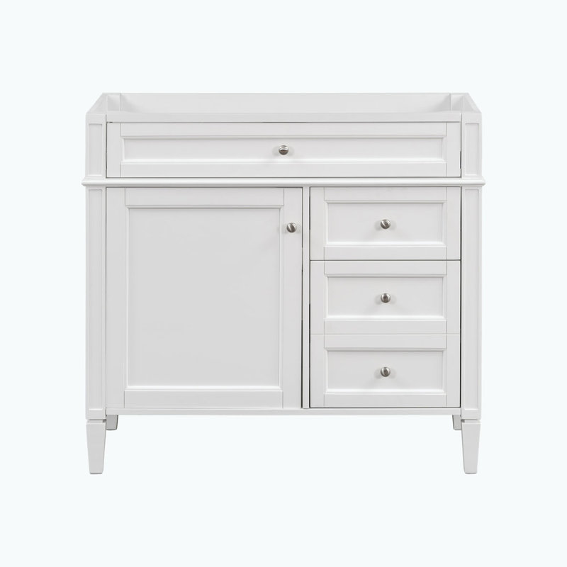Meuble-lavabo 36 po sans lavabo supérieur, Blanc