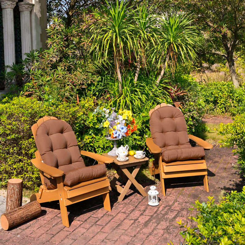 Outdoor 4'' Seat / Back Cushion, Coffee