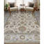Tapis doré et beige noué à la main de haute qualité