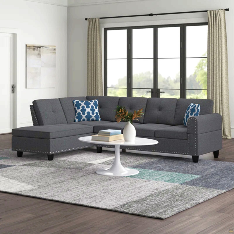 2 - Piece Alger 98" Wide Left Hand Facing Sofa & Chaise