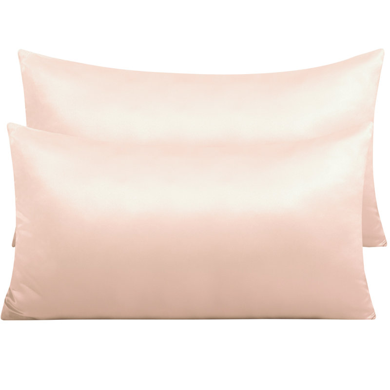  Housse de coussin en microfibre, Rose, Grand