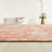 Aldora Ember Red Bloom Power-Loomed Cotton Area Rug-900600458