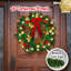 Couronne de noël artificielle 24" en plastique
