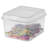 Sterilite Plastic Stacking FlipTop Latching Storage Box Container-607989446-607989442-607989443