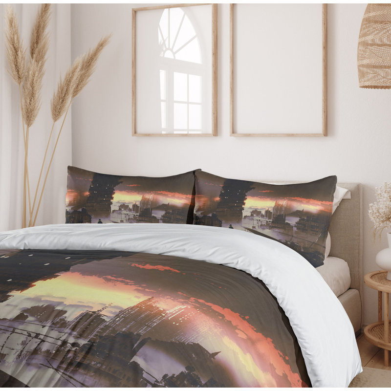 Polyester Duvet Cover, Queen Duvet Cover + 2 Pillow Sham