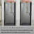 24-25.9 in. W x 72 in. H Pivot Swing Frameless Shower Door with Clear SGCC Tempered Glass-105844303