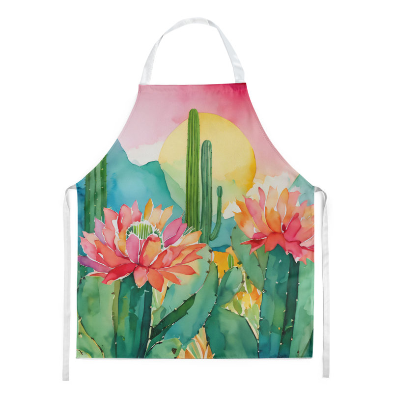 Iris du Tennessee en tablier aquarelle, Rose cactus rose de l'Arizona