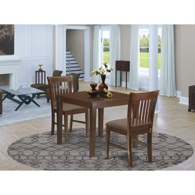 Gazaway Rubberwood Solid Wood Dining Set