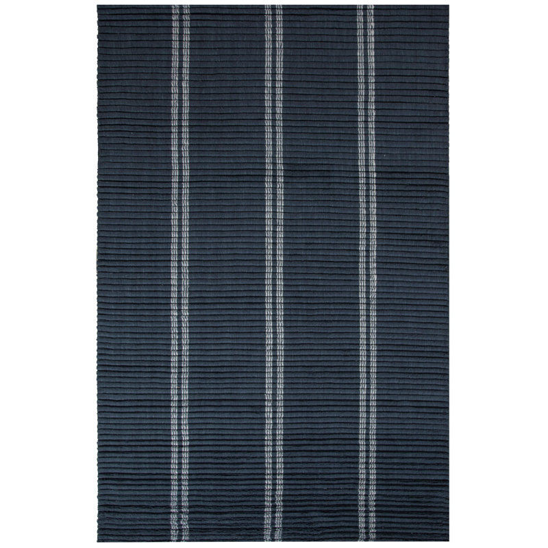 Tapis 100% laine tissé à la main, Rectangle 5 pi x 7 pi 6 po