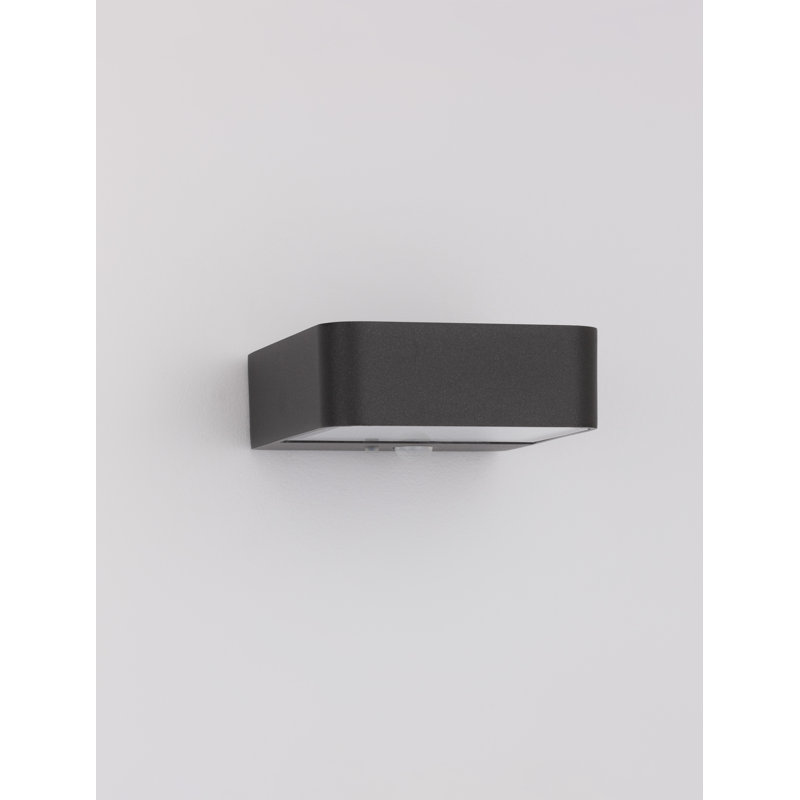 Black Integrated LED Outdoor Flush Mount