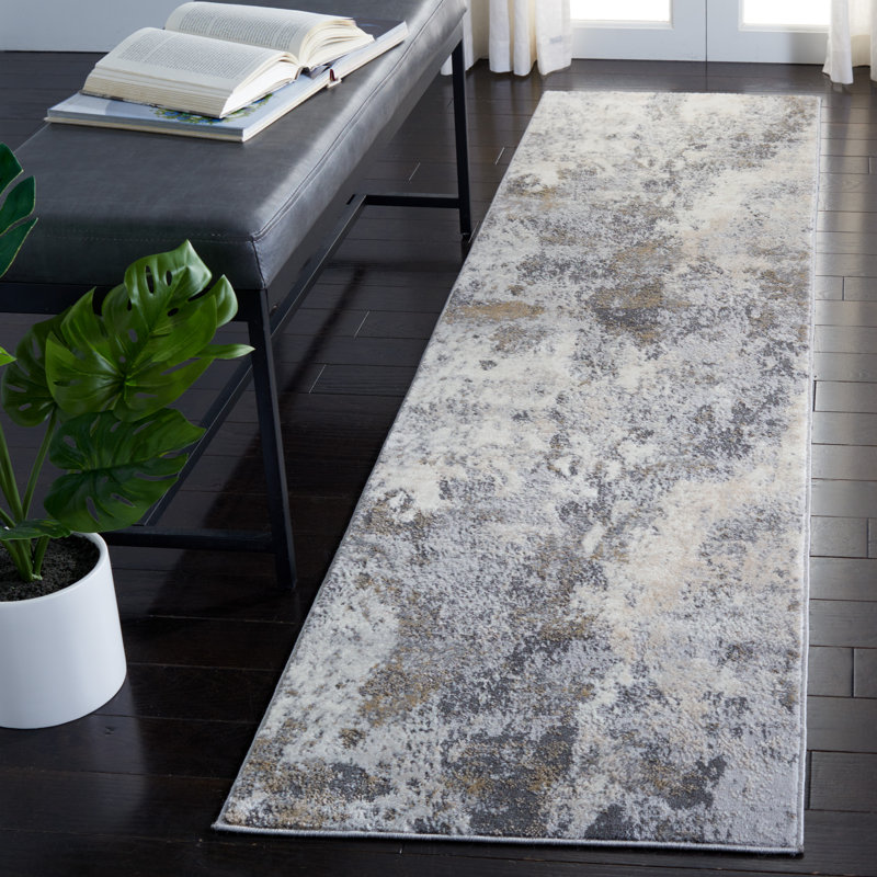 Branscum Performance Abstract Rug, Runner 2'2" x 8'