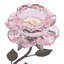 22.5Cm Glass Metal Tabletop Votive Holder