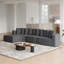 131,1 po, canapé incurvé moderne en forme de nuage, canapé modulaire en forme de L, canapé d'angle avec tissu chenille et 10 coussins-1129511885-1129511872