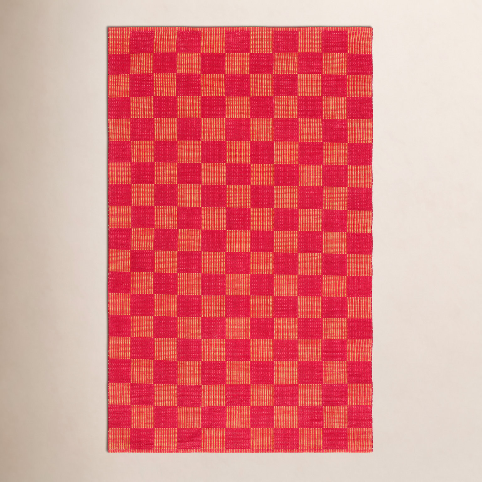 Della Power-Loomed Cotton Area Rug, Rectangle 3' x 5'