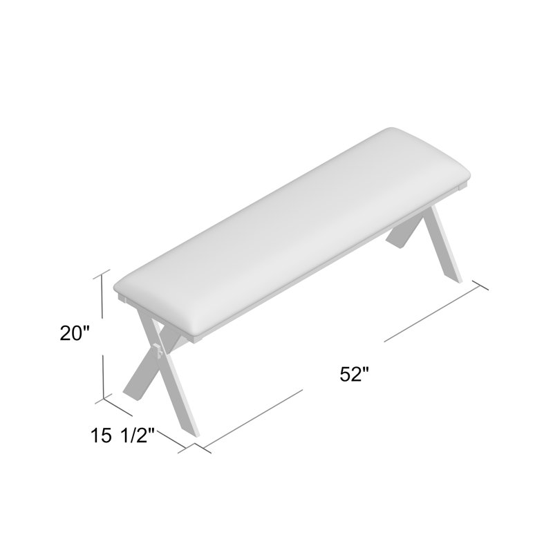 Banc rembourré Manitou