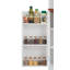 Grande armoire de rangement pour garde-manger, armoire-buffet moderne avec support à micro-ondes, pour salle à manger