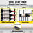 Angellynn 9 Bottle Wall Mounted Wine Bottle Rack in Black