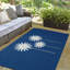 Tapis floral en chenille tissé à la machine Altom en noir / gris clair-1694033526