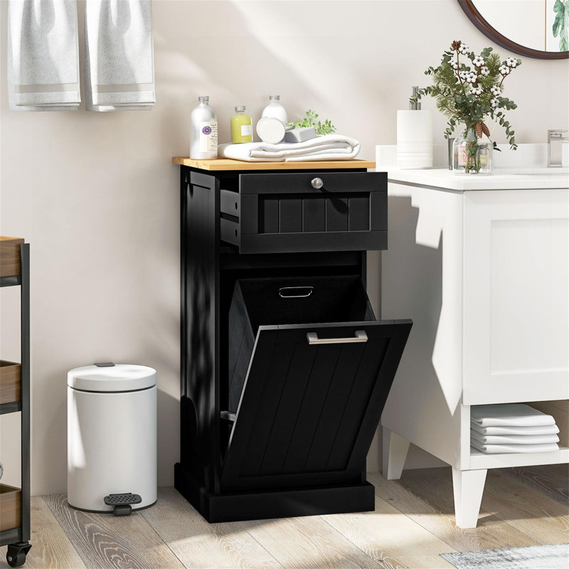 Laundry Cart, Matte Black