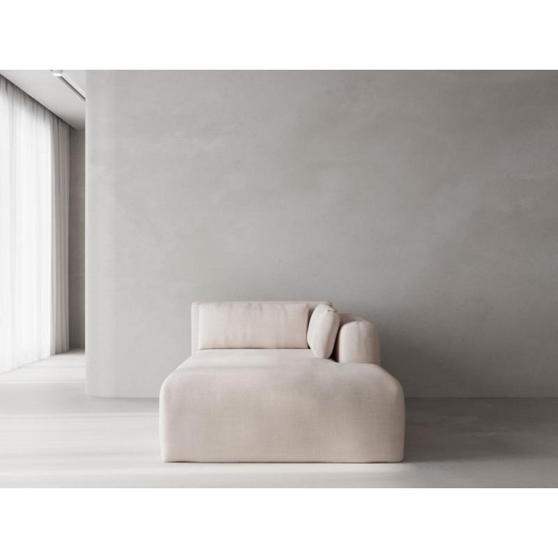 Chaise longue Freddie, Ivoire Nevis