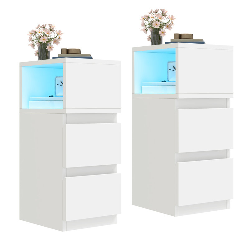 25cm W Bedside Table