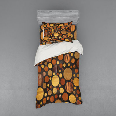 Rustic Geometric Shapes Duvet Cover