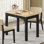 Dining Table with Wood Base