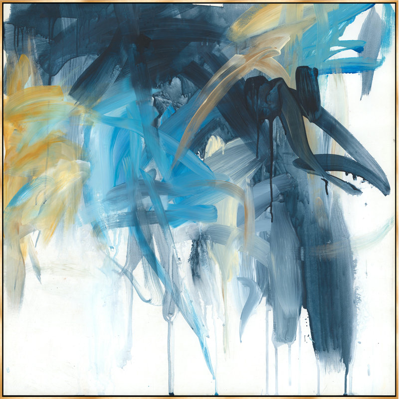 Chaos Print by Ann Duffy, Image Gel Brush, 31.5" H x 31.5" W