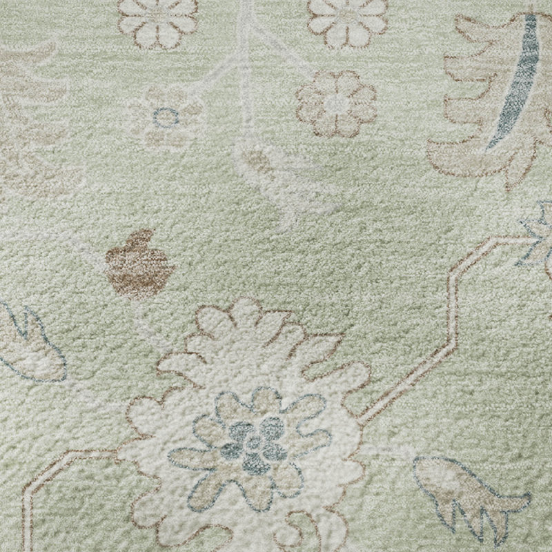 Premium Machine Washable Crestover AMF1854 Global Rug, Rectangle 2'6" x 3'10"
