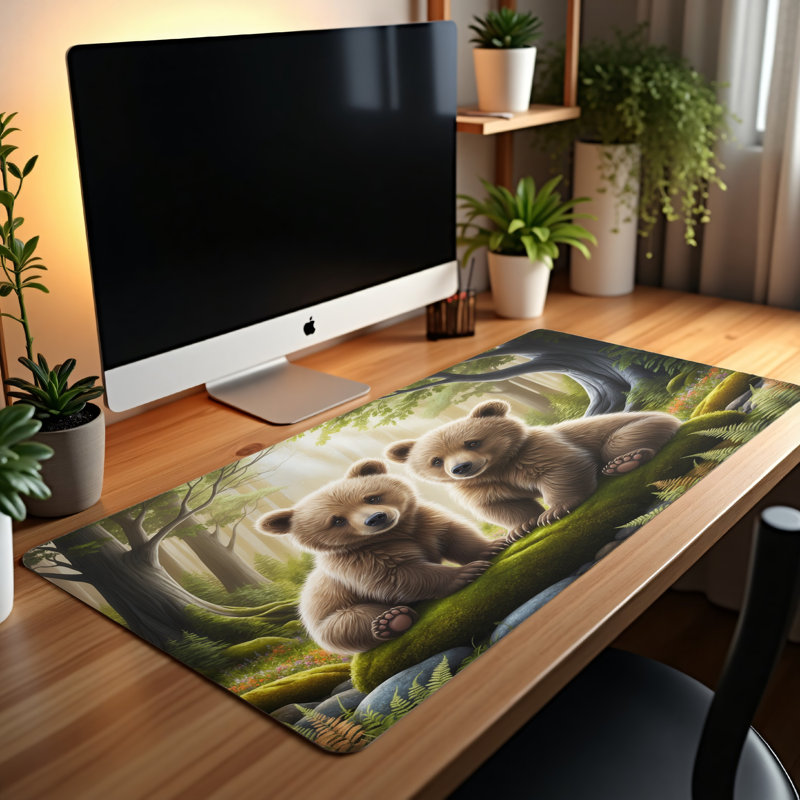 Polyester Desk Pad, 14.4x12.1