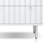 Chrisman Night Stand With 2 Drawers In White & Chrome Finish