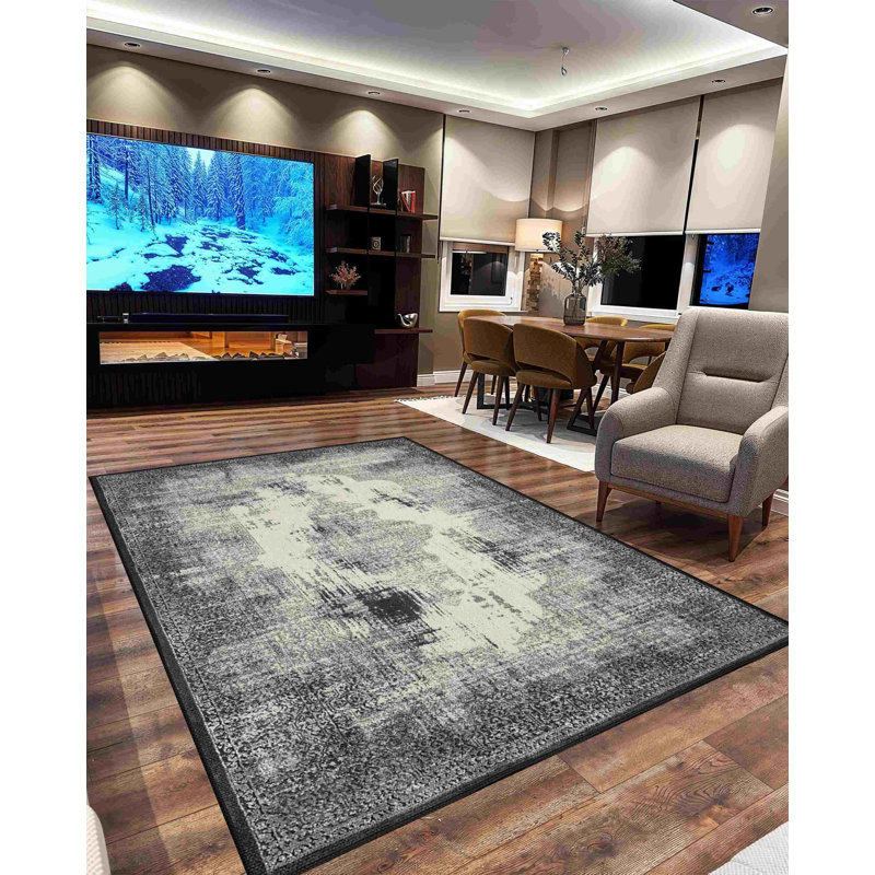 Goudy RUG DESIGN 9904 - Grey, Runner 2'8" x 11'10"