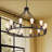 Moritz 12 - Light Wagon Wheel Chandelier