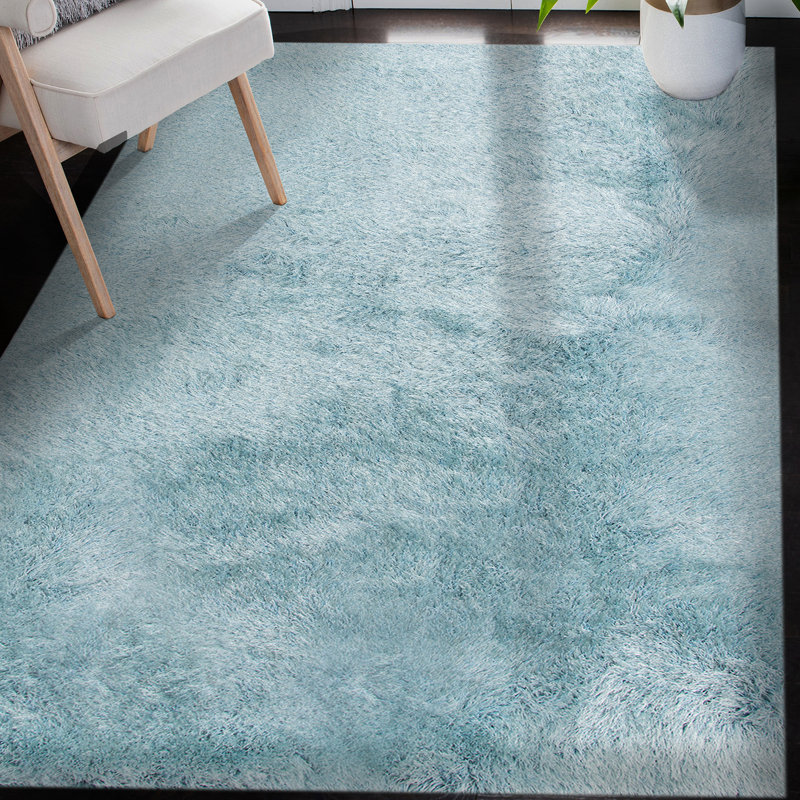 Kiesel Plush Shag Area Rug, Rectangle 9' x 13'6"