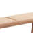 Alinna Bench with Rattan Seat in Natural