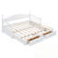 Lit de jour en bois avec lit gigogne simple et deux tiroirs de rangement-1049094501