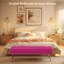 Banc rembourré en velours Chereese-915414880