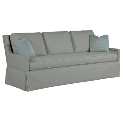 Kelsey 93"" Square Arm Slipcovered Sofa with Reversible Cushions -  Fairfield Chair, 2973-50_8789 06_Espresso_1009BlackNickel