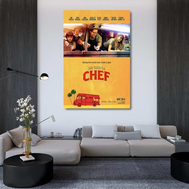 Chef, 48" H x 32" W
