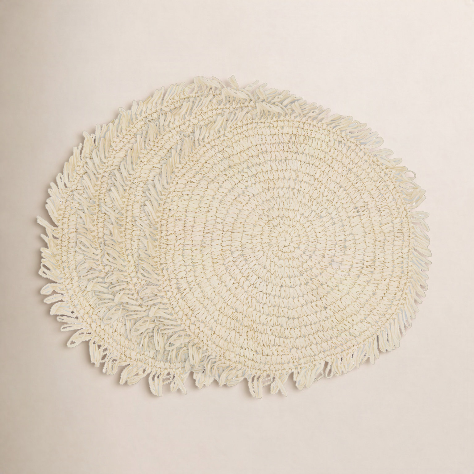Kiri Collection Kiri Reversible Placemat, Ivory